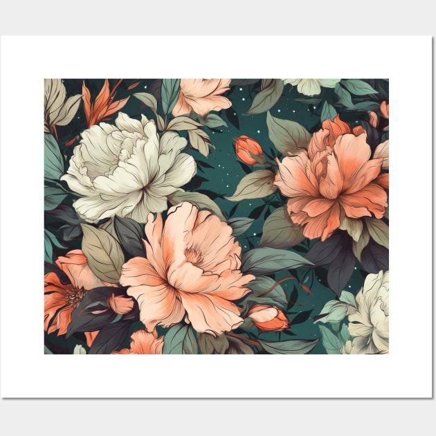 Floral illustration 3 Wall Art by summer-sun-art